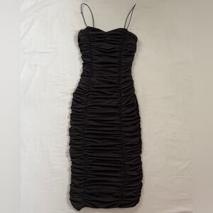 Black long fashion nova dress